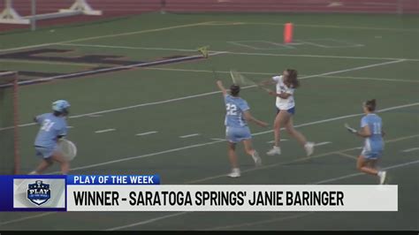 Play of the Week winner - Saratoga Springs' Janie Baringer